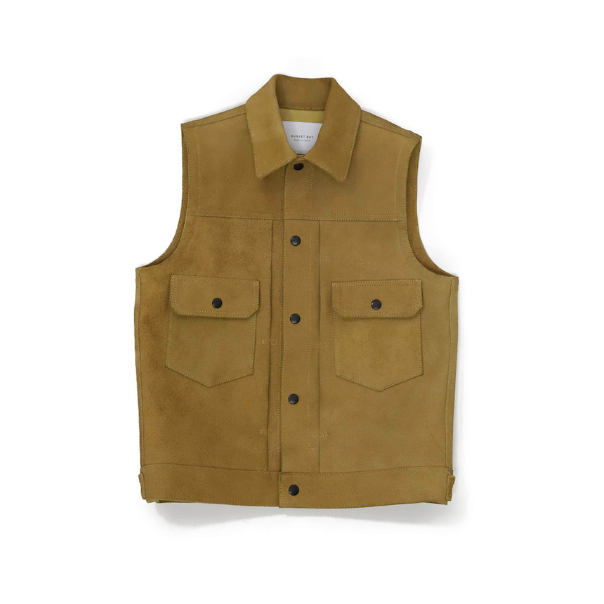 HUDSON VEST CAMELメイン